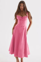 Fashion Temperament Sleeveless Maxi Casual Summer Floral Dress