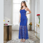 Fashion Women Lace Cami Sexy Slim Backless Party Dress