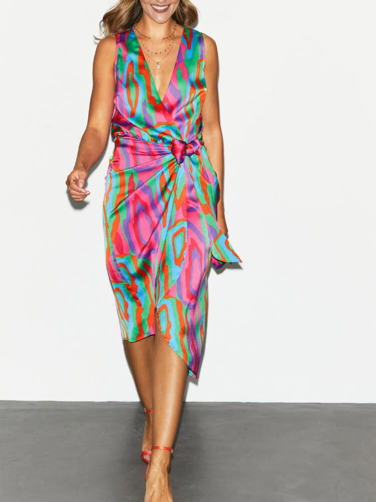 Fashion Sexy Sleeveless Vienna Midi Dress
