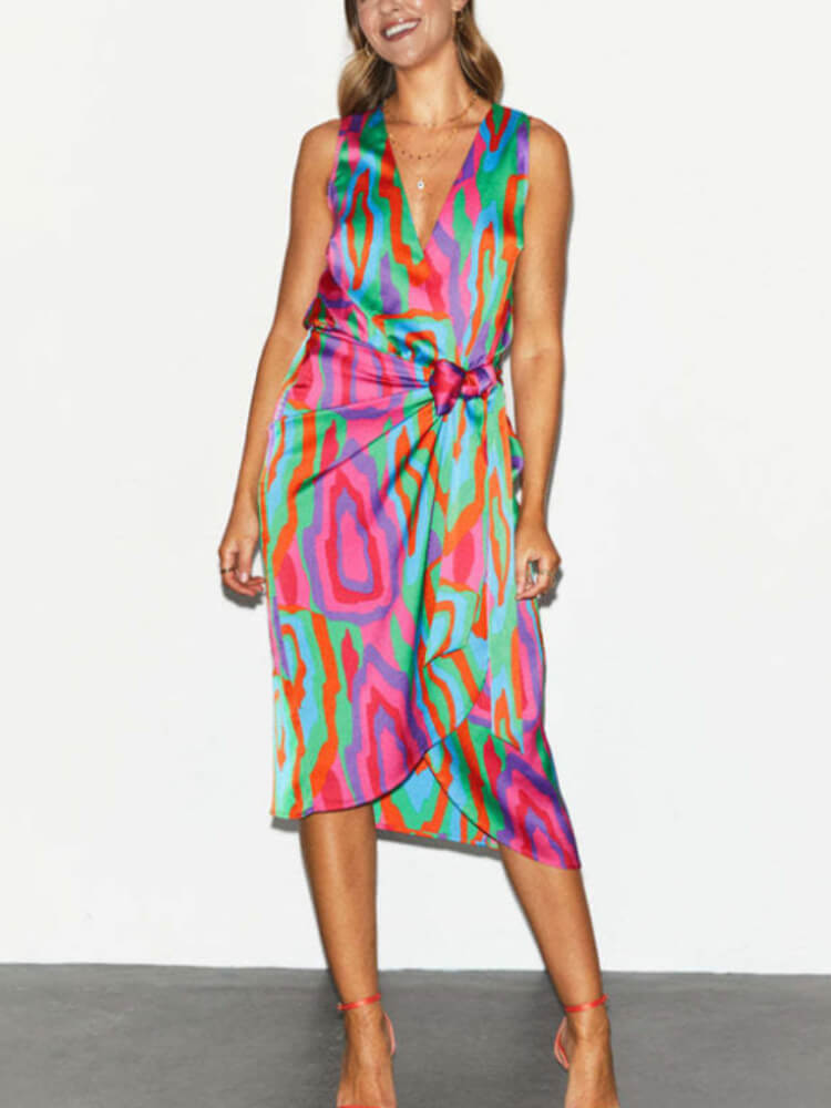 Fashion Sexy Sleeveless Vienna Midi Dress