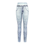 Fashionable Imitation Denim Tightfitting Comfortable Casual Sport Leggings