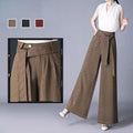 Fashionable Draping Wide Leg Pants