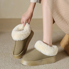 Faux Fur NonSlip Warm Fashion Short Comfortable Platform Snow Boot