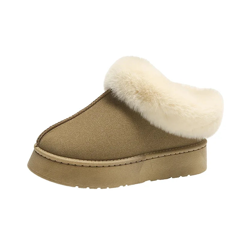 Faux Fur NonSlip Warm Fashion Short Comfortable Platform Snow Boot