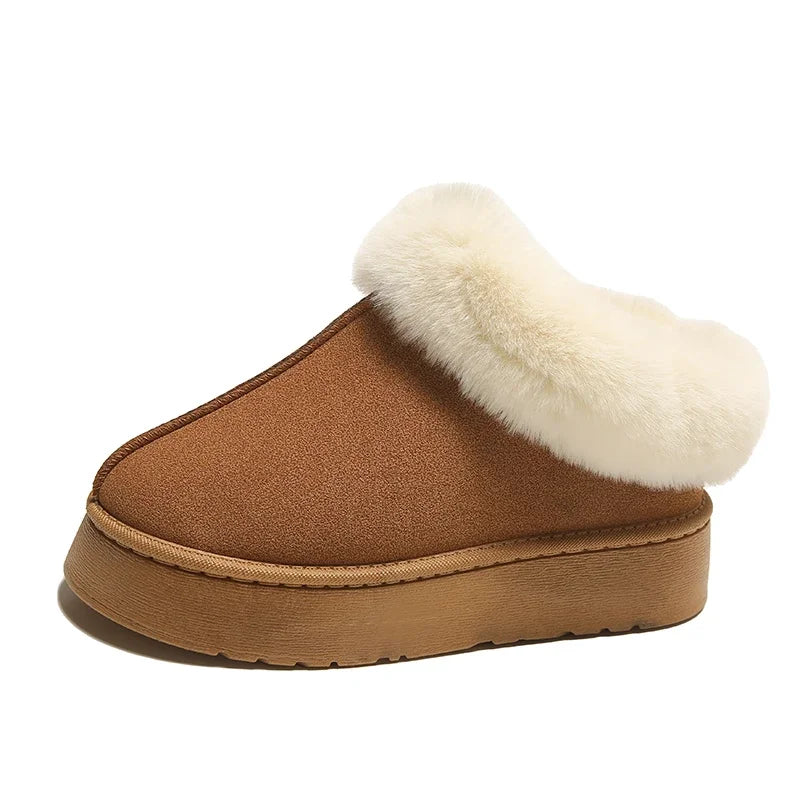 Faux Fur NonSlip Warm Fashion Short Comfortable Platform Snow Boot