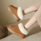 Faux Fur NonSlip Warm Fashion Short Comfortable Platform Snow Boot