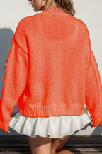 Floral Crochet Button-deon Cardigan