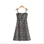 Floral Print Summer Beach Dress