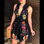 Floral Print Summer Beach Dress