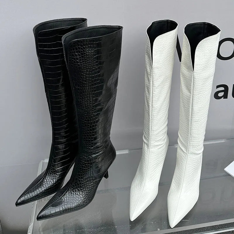 Chic Trendy Comfortable SlipOn Elegant Knee High Boots