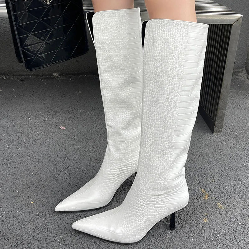 Chic Trendy Comfortable SlipOn Elegant Knee High Boots