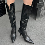 Chic Trendy Comfortable SlipOn Elegant Knee High Boots