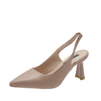 Fashionable Stylish Open Toe Summer New Elegant Simple High Low Heel Pumps