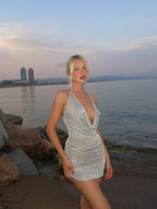 URSA MINI DRESS SILVER