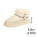 Furry Furry Women Shoes 2024 Newest Design Women's Boots Winter Plush Warm Snow Boots Nonslip Thick Bottom Ladies Cotton Boot