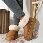 Furry Furry Women Shoes 2024 Newest Design Women's Boots Winter Plush Warm Snow Boots Nonslip Thick Bottom Ladies Cotton Boot