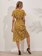 Fatima Timeless Women's Dress with Floral Pattern Elevated Occasion Wear