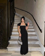 Rhinestone Neck Hanging Party Dress