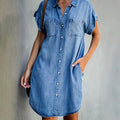 Blanca Denim Dress For Dress with Relaxed Fit and Comfort Fit Design
