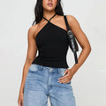 Bow Lace Trim Fairy Crop Top
