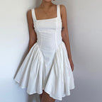 Garden Of Envy Back-Tie Milkmaid Dress