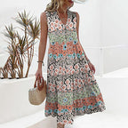 Natalia Premium V Neck Floral Dresses Chic Silhouette Collection