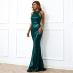 Glitter Sequins Formal Evening Dress