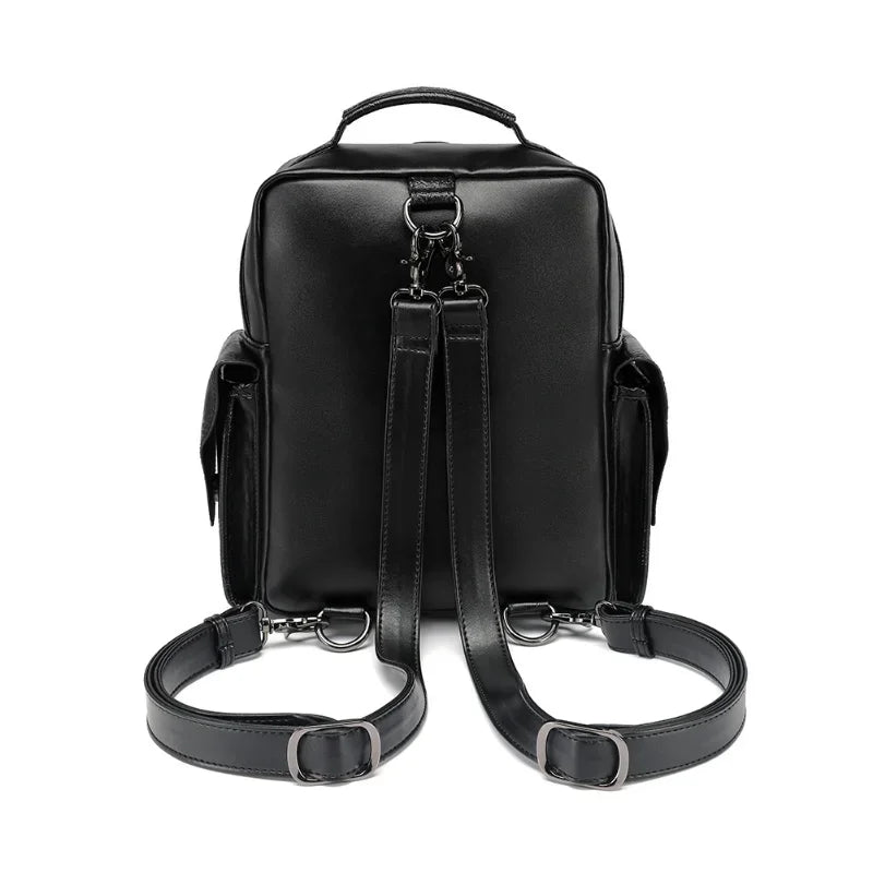 Goth Style Large Capacity Skull Multifunction Unisex Waterproof Backpack Bag