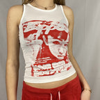Gothic Vintage Sleeveless Tank Top