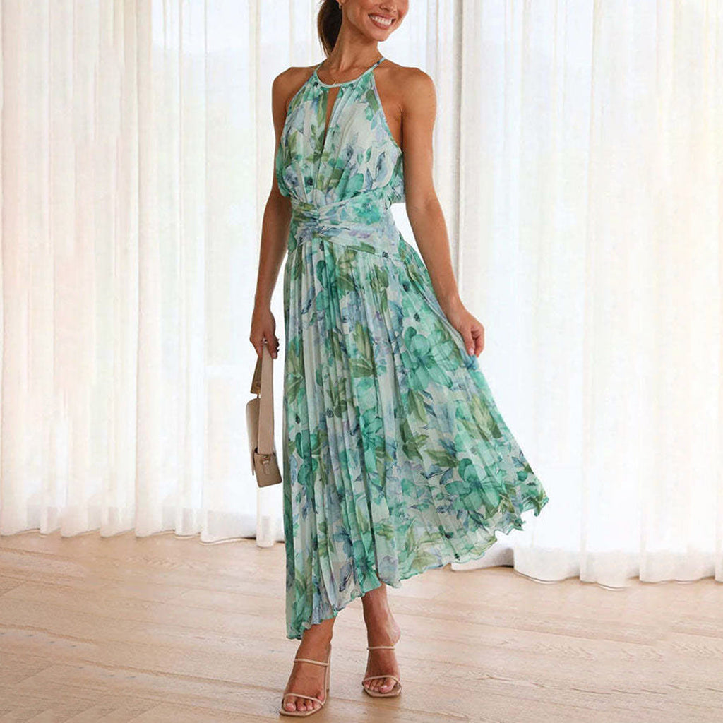Magdalena Statement Floral Dress Premium Wardrobe Essential