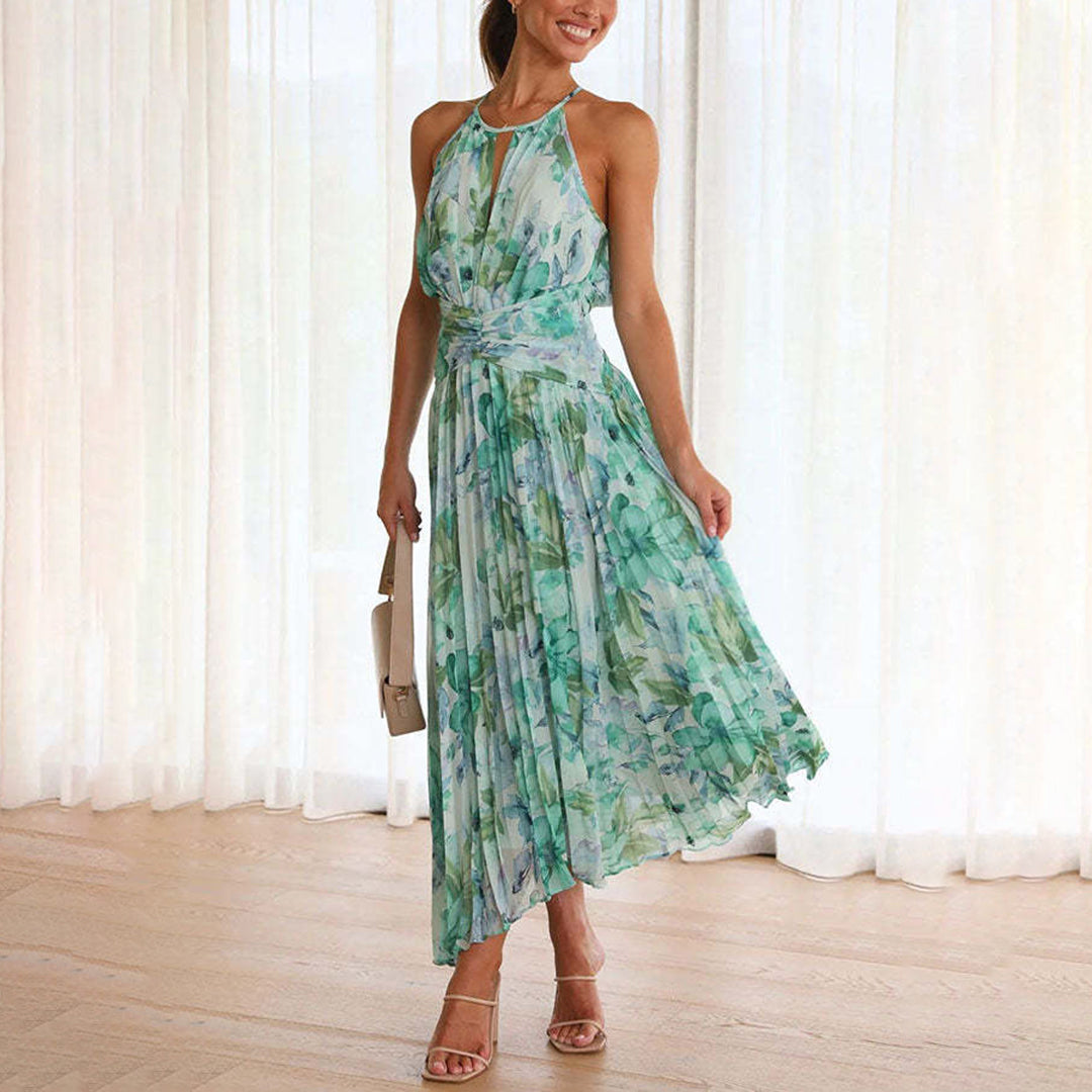 Magdalena Statement Floral Dress Premium Wardrobe Essential
