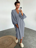 Begoña Chic Casual Dress Elevated Occasion Wear