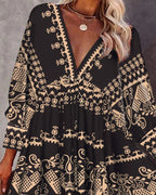 Yesenia Statement Mini Dress Chic Silhouette Collection