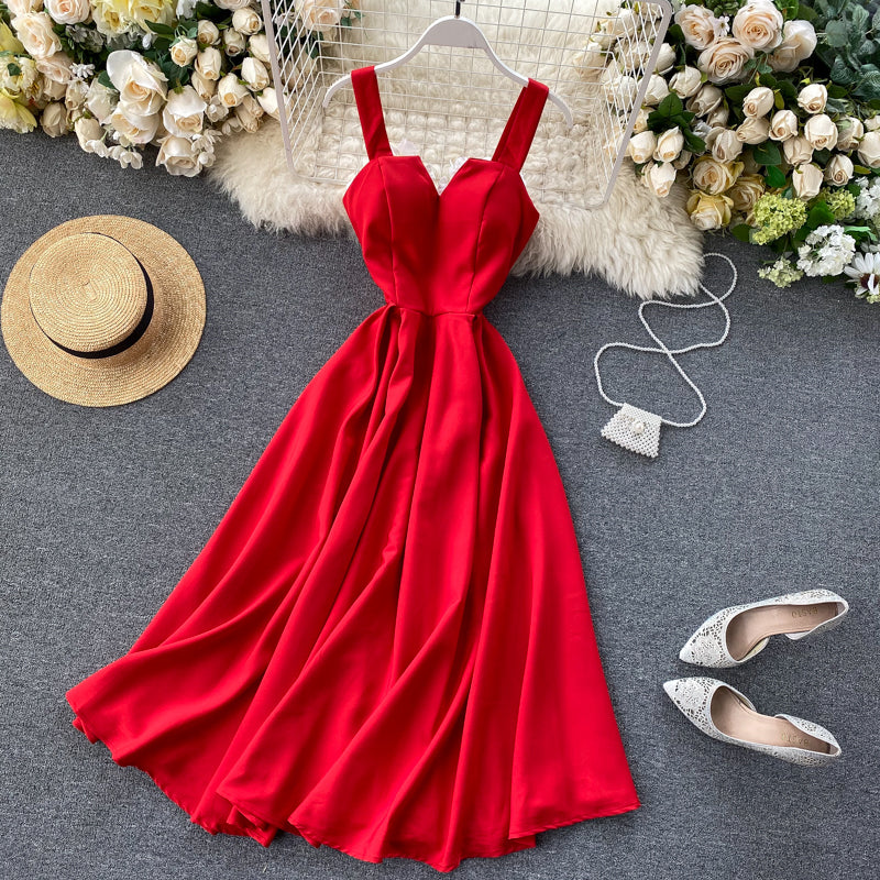 Concepción Minimalist Yellow Sleeveless Cocktail Dress Designer Edit