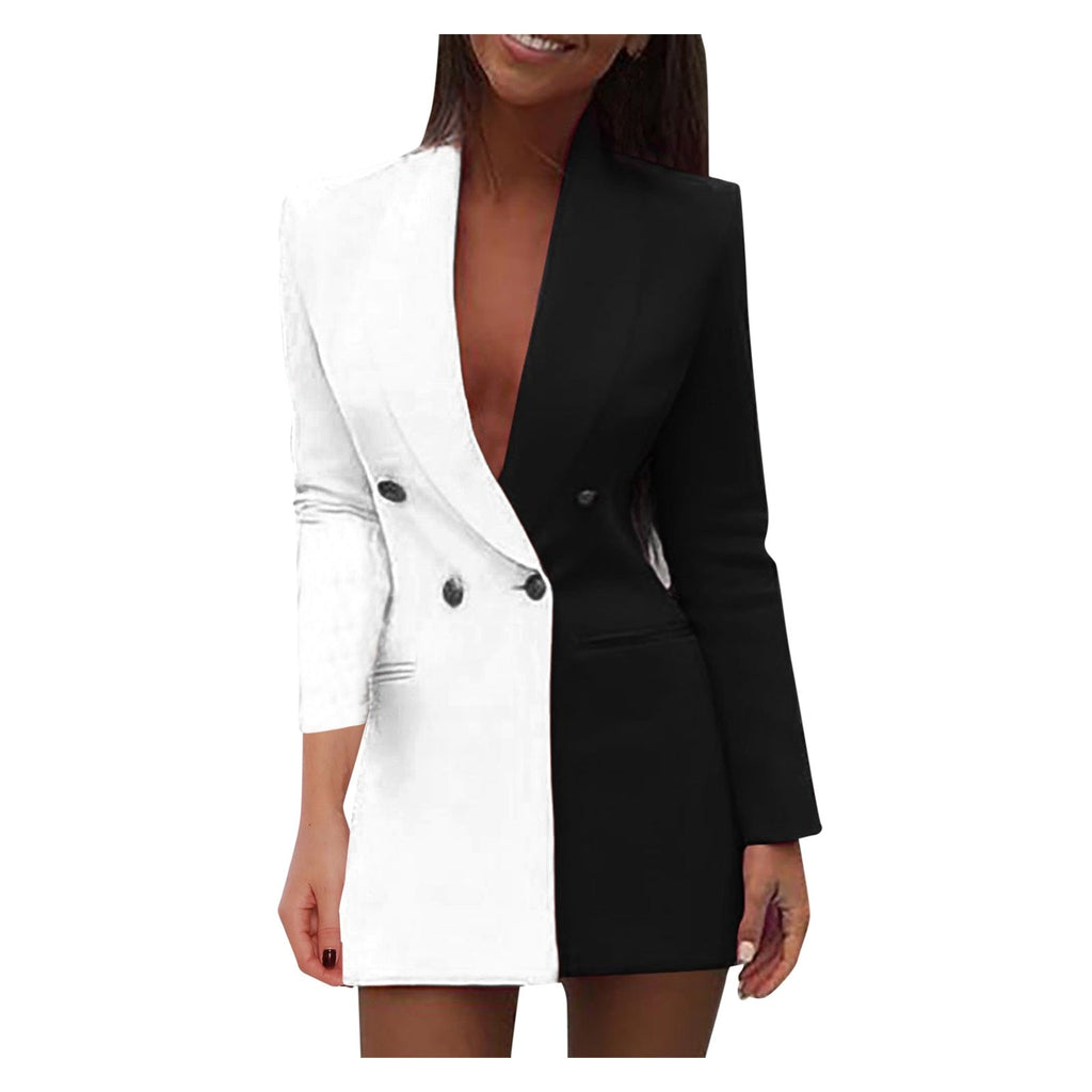 Anuncia Exclusive Two Tone Blazer Dress Boutique Collection