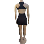 DressBetty - Sexy Mini Dress Summer Plain White Black T Shirt Dresses For Women