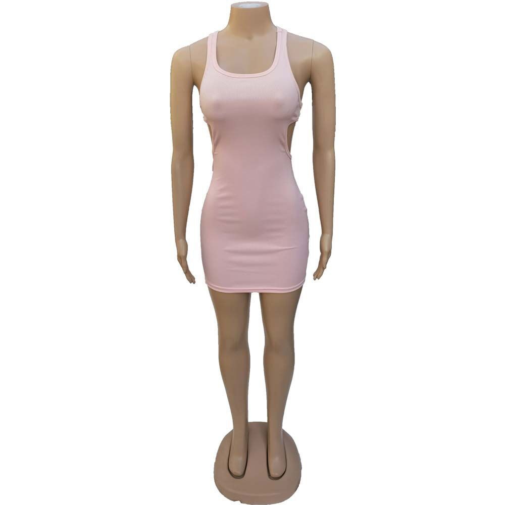 DressBetty - Sexy Mini Dress Summer Plain White Black T Shirt Dresses For Women