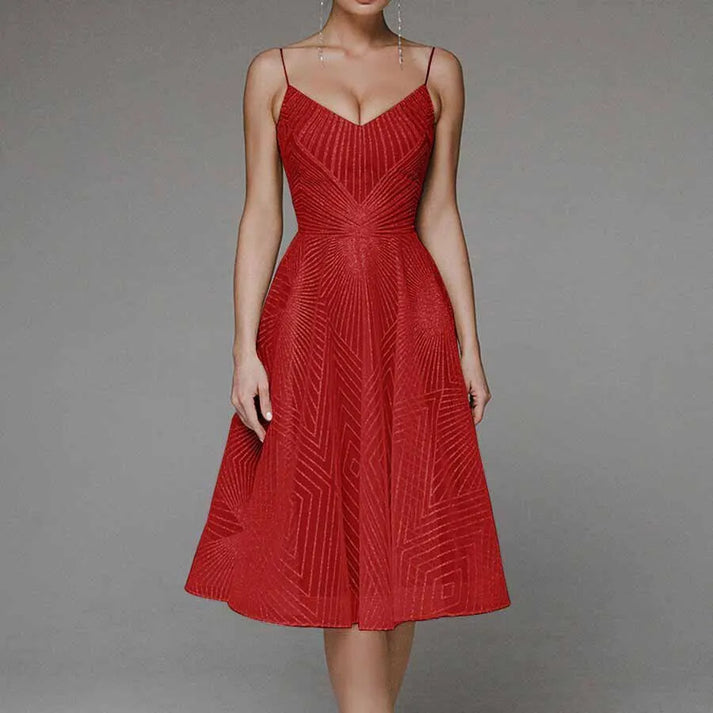 Rosalía Timeless Luxurious Dress with an Open Back Premium Wardrobe Essential