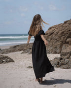 DressBetty - Summer Dresses For Women  Square Neck Smocked Short Puff Sleeve Vacation Beach Style
