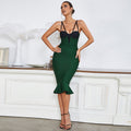 Strappy Sleeveless Midi Fishtail Bandage Dress HB79530