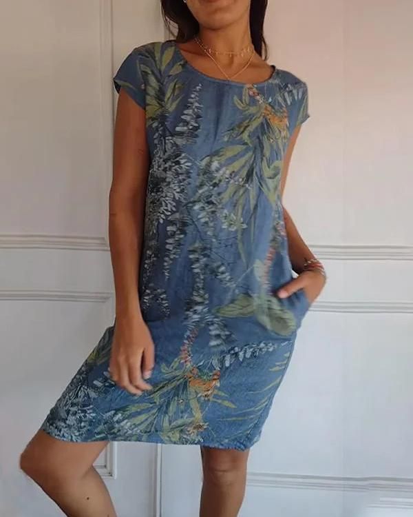 Leila Chic Cotton Linen Summer Dress Statement Occasion Edit