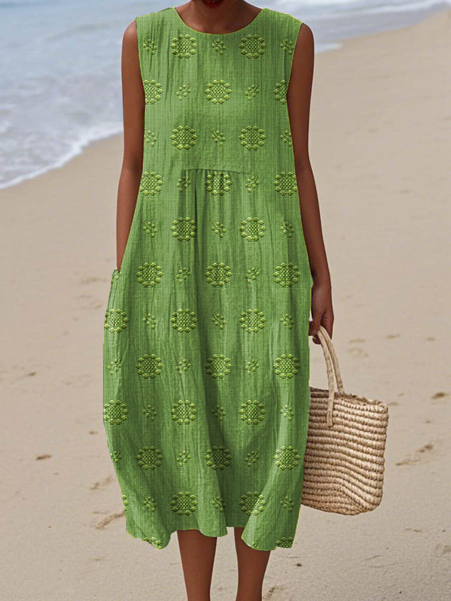 Iris Elegant Sleeveless Womens Dress with Contemporary Everyday Styling