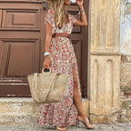 Cecilia Paisley Pattern Dress for Women Elegant Evening Look
