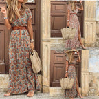 Cecilia Paisley Pattern Dress for Women Elegant Evening Look