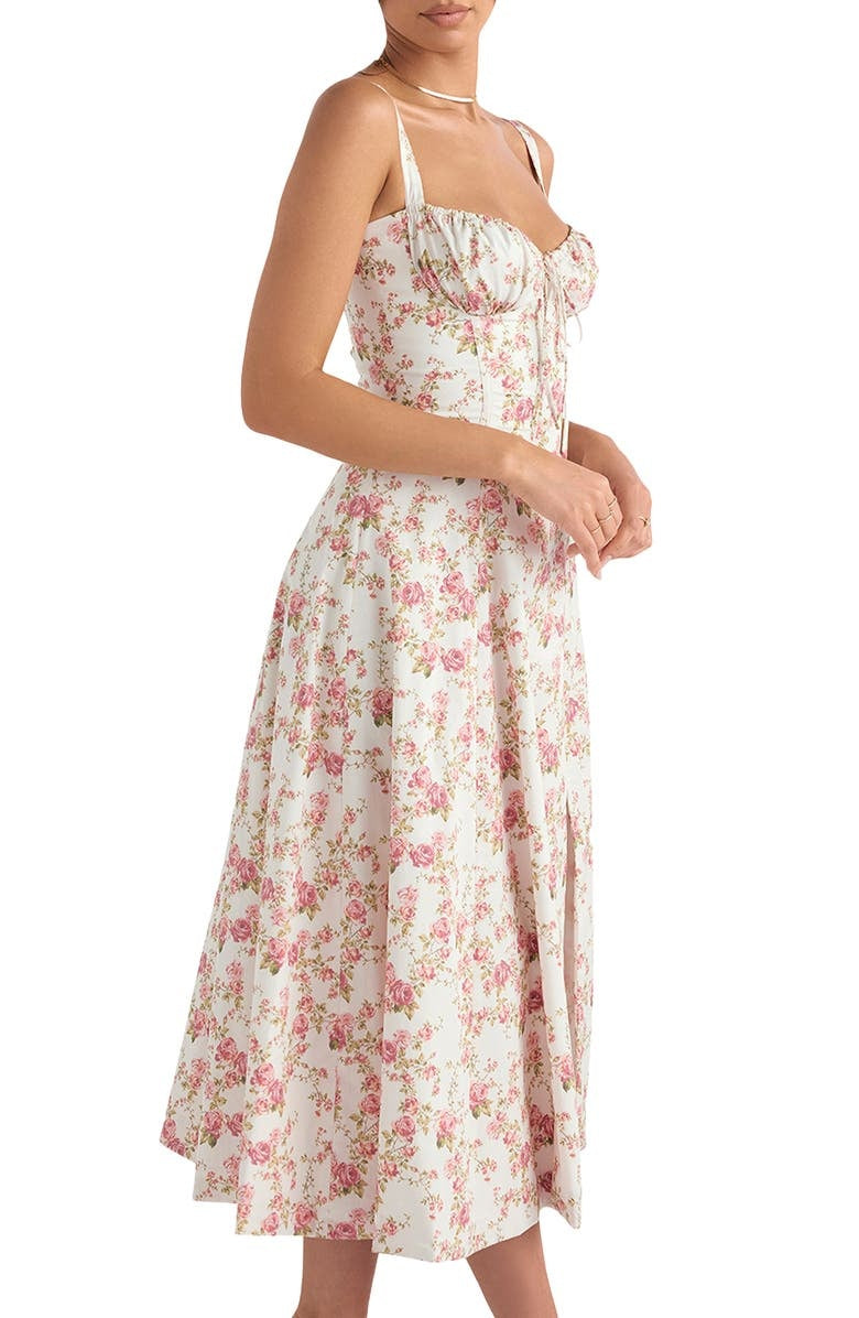 Fiorella Elevated Midi Corset Dress Premium Wardrobe Essential