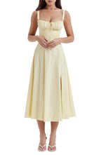 Fiorella Elevated Midi Corset Dress Premium Wardrobe Essential
