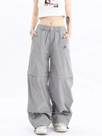 Cyber Y2K Detachable Track Harajuku Egirl Edgy Style Cargo Oversize Sweatpant