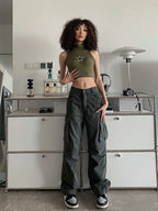 Y2K Japanese Style Vintage Gyaru Streetwear Oversize Wide Leg Harajuku Hippie Pant