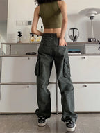 Y2K Japanese Style Vintage Gyaru Streetwear Oversize Wide Leg Harajuku Hippie Pant