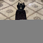 Round Neck Sleeveless Hollow out Maxi Bodycon Dress HT2694